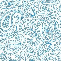 Seamless pattern based on ornament paisley Bandana print. vector