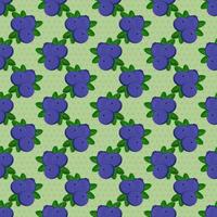 Seamless vector pattern of blueberries on a light background.For printing, wrapping paper,packaging, magazines, books, postcards, menu covers, web pages, fabrics,textiles,fruit stores. Stylish design.