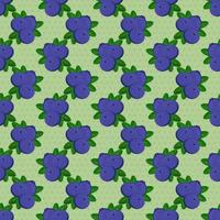 Seamless vector pattern of blueberries on a light background.For printing, wrapping paper,packaging, magazines, books, postcards, menu covers, web pages, fabrics,textiles,fruit stores. Stylish design.