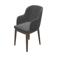 illustration de chaise réaliste. rendu 3D. png