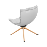 Realistic Chair Illustration. 3D Render. png