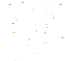 Star sparkle Colourful element png