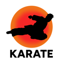 karate logotyp enkel png