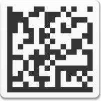 Barcode label illustration png