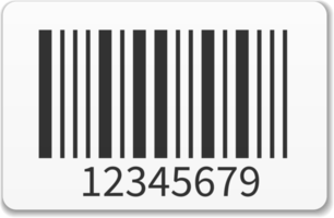 Barcode label illustration png