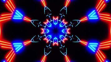 Rotating nuclear reactor core. Kaleidoscope VJ loop. video