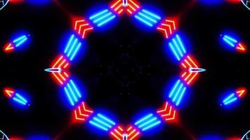 Rotating nuclear reactor core. Kaleidoscope VJ loop. video
