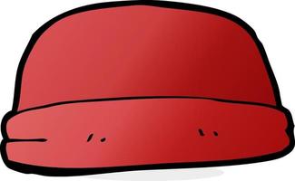 doodle cartoon hat vector