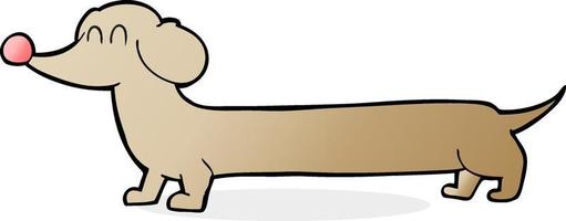 doodle character cartoon dachshund vector