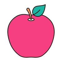 un icono de diseño perfecto de manzana vector