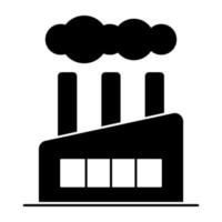 Perfect design icon of factory building vector