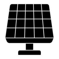 icono de diseño perfecto del panel solar vector