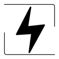 Modern design icon of bolt vector