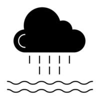 Rainfall icon in perfect design vector