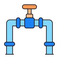 Perfect design icon of pipeline vector
