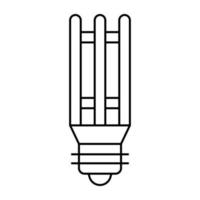 Creative design icon of led light vector