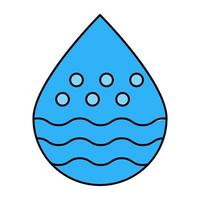 A perfect design icon of water vector