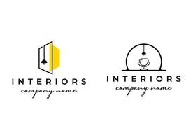 plantilla de vector de símbolo de inspiración de diseño de logotipo interior