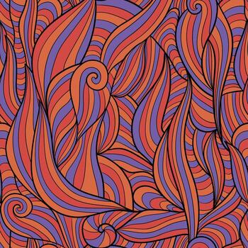 Seamless pattern background with abstract waves. Sea pattern vector