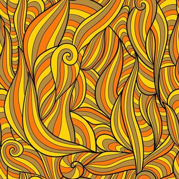 Seamless pattern background with abstract waves. Sea pattern vector