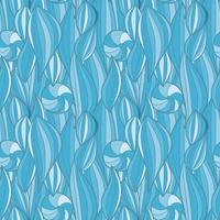 Seamless pattern background with abstract waves. Sea pattern vector