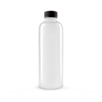 botella de agua moderna transparente png