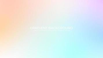 Gradient holographic background. Blurred texture effect. vector