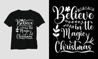 diseño de camiseta de navidad svg, vector