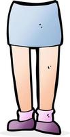 doodle character cartoon legs vector