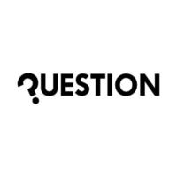 The Question icon vector design