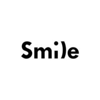 The Smile icon logo vector design