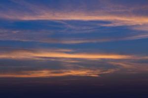 Dramatic sky with cloud in evening, photo