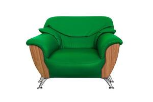 Modern green  sofa photo