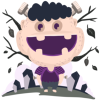 Lycklig halloween element png