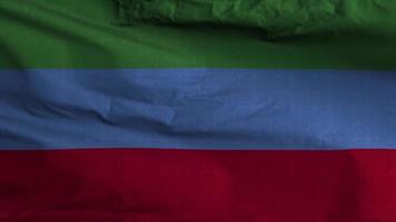 Dagestan Flag Loop Background 4K video