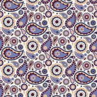 paisley seamless pattern vector