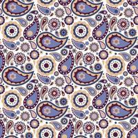 paisley seamless pattern vector