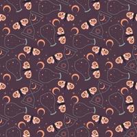 magic pattern with butterflies vector