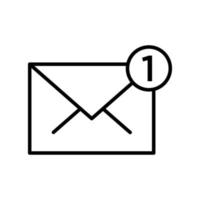 plantillas de diseño de vectores de iconos de correo aisladas en fondo blanco