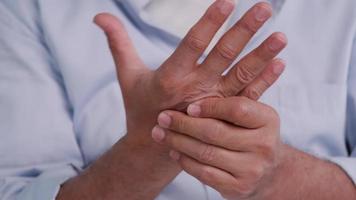 An Asian man has tingling and numbness in his hand which causes beriberi. video