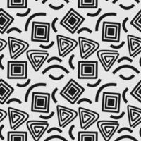 abstract triangle and square line seamless pattern vector