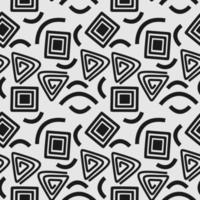 abstract triangle and square line seamless pattern vector