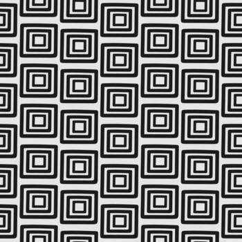 patrón sin costuras de línea cuadrada abstracta aislado sobre fondo gris. vector