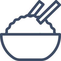 rice vector illustration on a background.Premium quality symbols.vector icons for concept and graphic design.