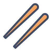 chopstick vector illustration on a background.Premium quality symbols.vector icons for concept and graphic design.