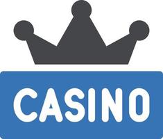 Ilustración de vector de casino en un fondo. Símbolos de calidad premium. Iconos vectoriales para concepto y diseño gráfico.
