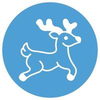 Reindeer which can easily modify or edit vector