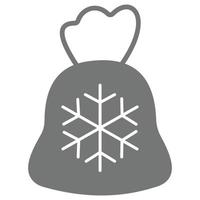 Santa bag which can easily modify or edit vector