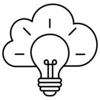 idea de nube que puede modificar o editar fácilmente vector