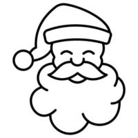 santa claus que puede modificar o editar fácilmente vector